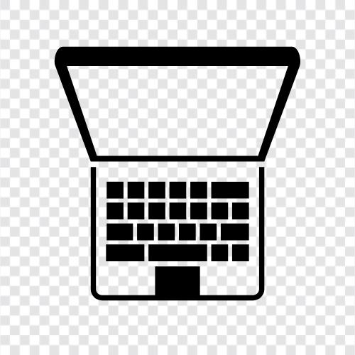 computer, portable, battery, charger icon svg