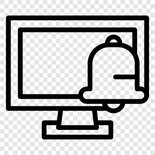 Computer, Internet, Überwachung, System symbol