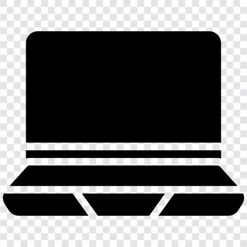 computer, notebook, computer hardware, computer software icon svg