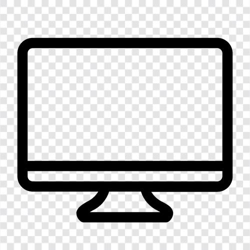 computer, laptop, monitor, flat screen icon svg