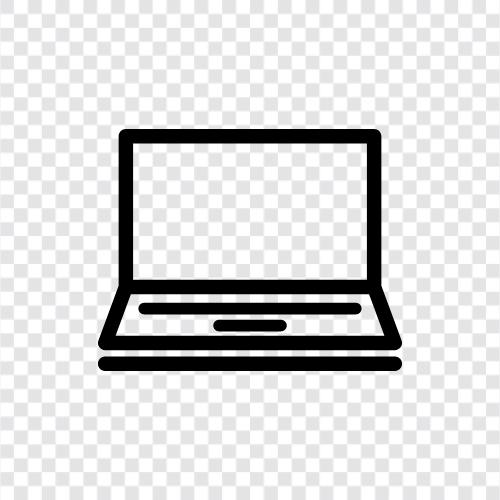 Bilgisayarlar, Laptoplar, Öğrenciler için Bilgisayarlar, Laptop for ikon svg