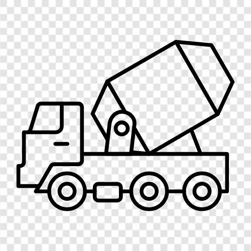 Concrete Mixers, Concrete Mixing, Concrete Mixer Price, Concrete Mixer icon svg