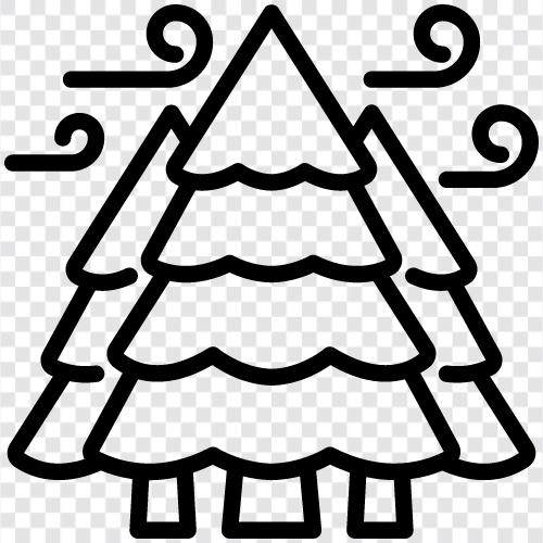 cone, needles, cones, Christmas icon svg