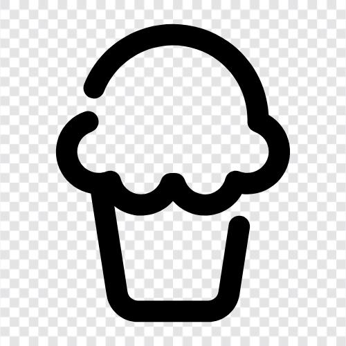 cones, scoops, sundaes, milkshakes icon svg