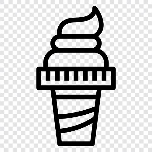 cones, eat, snacks, desserts icon svg