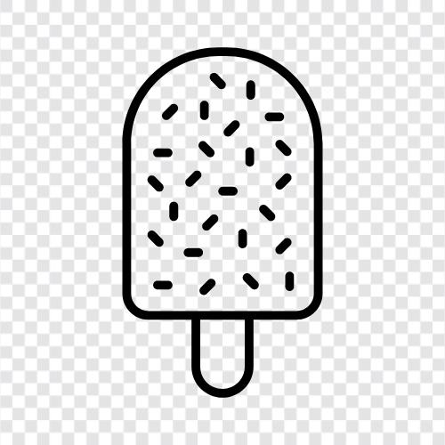 koniler, milkshake, sundaes, floats ikon svg