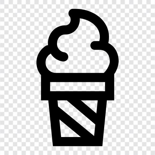 cones, flavor, Baskin Robbins, Dairy Queen icon svg