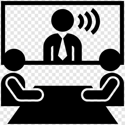 Telefonkonferenz, Videokonferenz symbol
