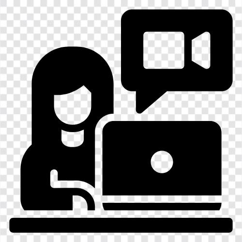 conference call, online conference, teleconference, video conferencing icon svg