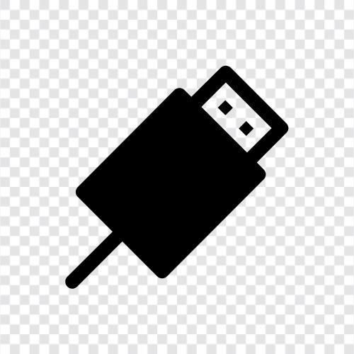 connectors, adapter, cable, data icon svg