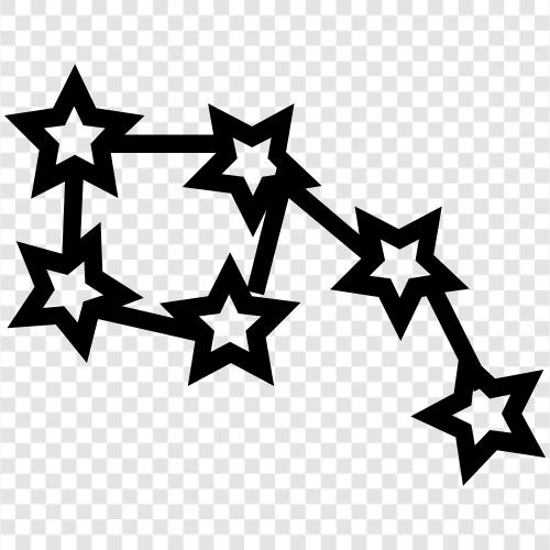 Sternbilder, Astronomie, Sterne, Connecting Stars symbol