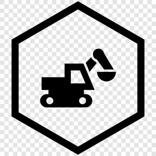 Construction, Mining, Equipment, Dirt icon svg