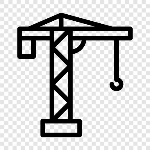 construction, heavy equipment, construction equipment, cranes icon svg