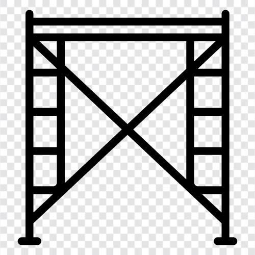 construction, scaffold, erector, erectors icon svg