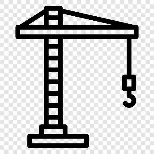 construction, aerial, lift, equipment icon svg