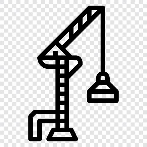 construction, aerial, equipment, lift icon svg