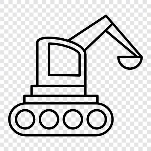 Construction, Equipment, Demolition, Site Preparation icon svg