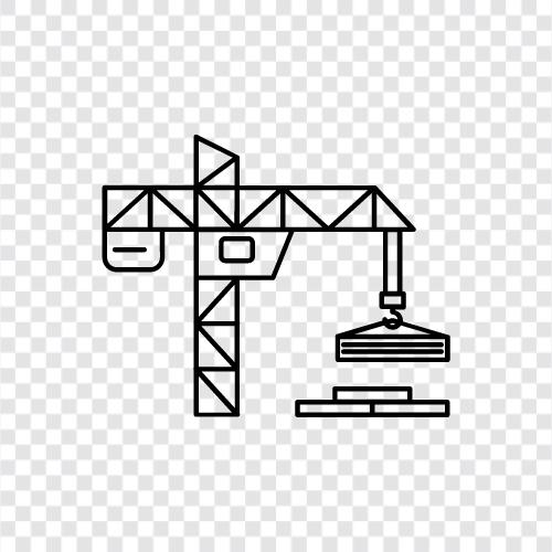 construction, construction crane, construction equipment, construction material icon svg