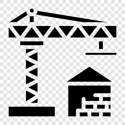 construction crane, mobile crane, industrial crane, Crane icon svg