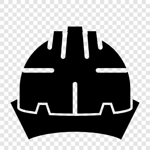 Bausicherheitshelm, Bauarbeiterhelm, Bauhelm, Sicherheitshelm symbol