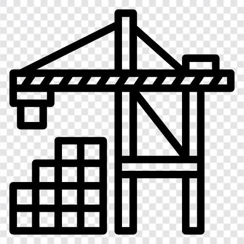 construction, lifting, moving, manufacturing icon svg