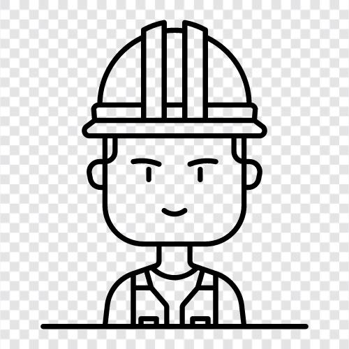 construction worker salary, construction worker benefits, construction worker union, construction worker hours Значок svg