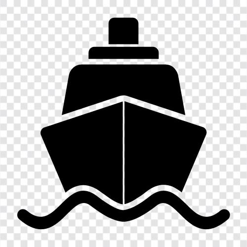 container ship, cargo ship, cruise ship, maritime icon svg