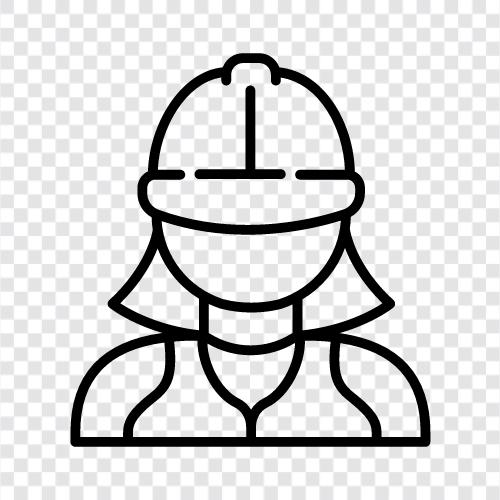 contractor, home builder, builder icon svg