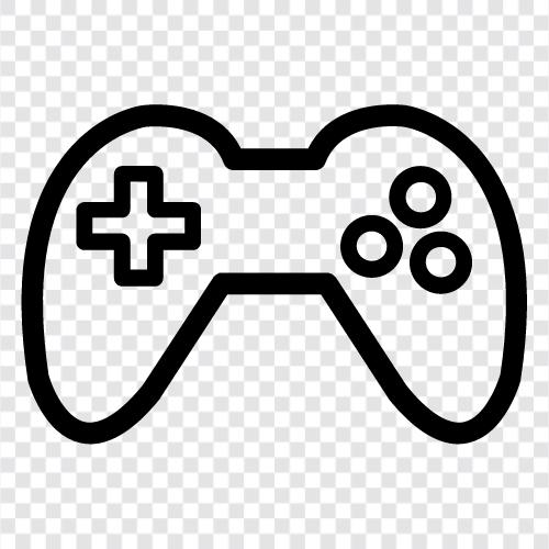 Controller, Joystick, Tasten, Xbox symbol