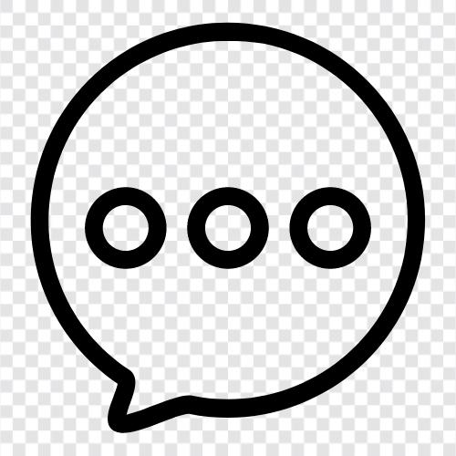 conversation, discussion, dialogue box, talking head icon svg