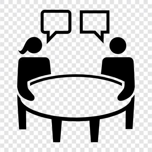 conversation, discussion, dialogue, chat icon svg