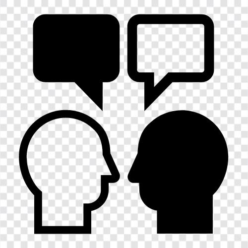 Konversation, Chat, Diskussion, Dialogbox symbol