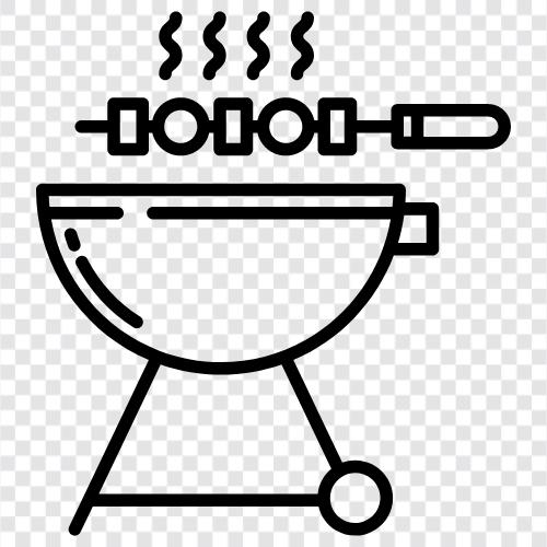 Kochen, Grillen, Fleisch, Steak symbol