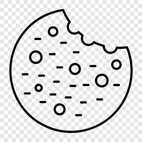 Kekse, SchokoladenChipCookie, ZuckerCookie, LebkuchenCookie symbol