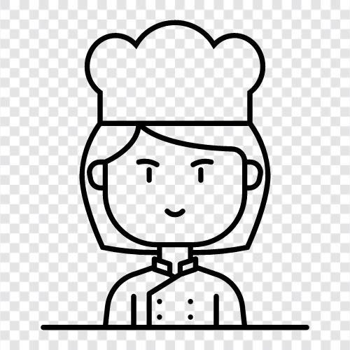 cooking, kitchen, cooking show, cooking show host icon svg