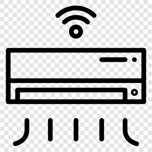 Охлаждение, переменный ток, хладагент, нагреватель Значок svg