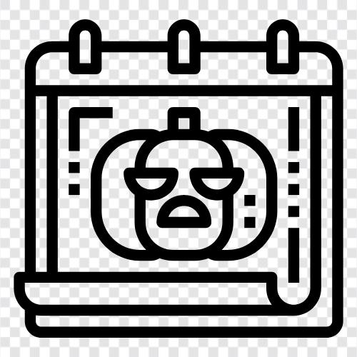 costumes, pumpkin, trick or treat, Halloween icon svg