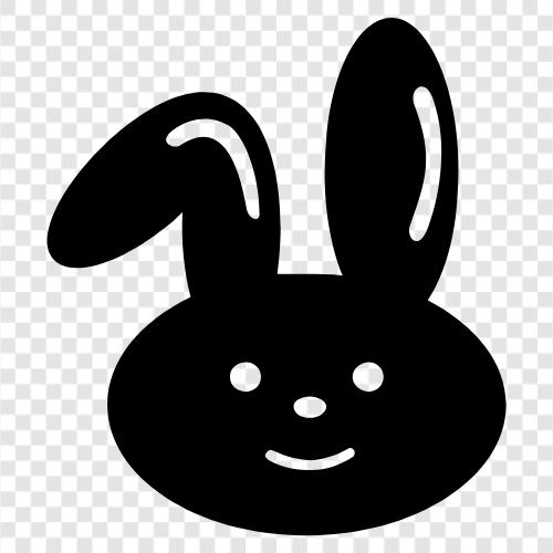 cottontail, bunny, hare, pet icon svg