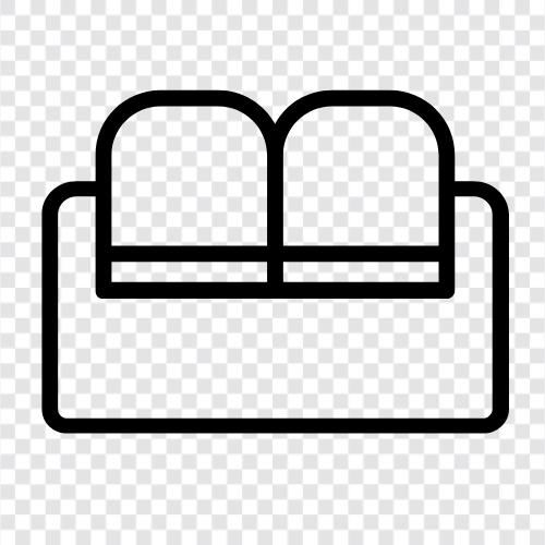 Couch, Sofa Bed, Sofa Set, Loveseat icon svg