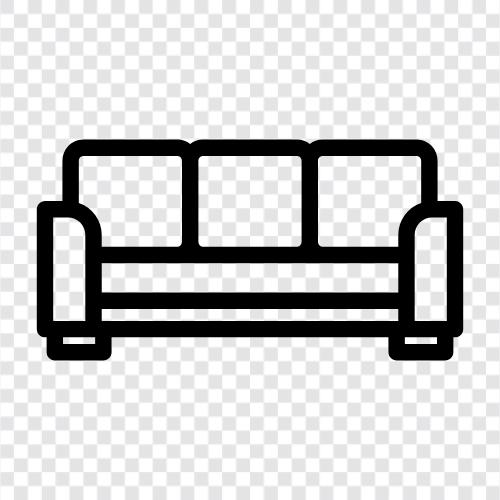 Couch, Couches, Leather Sofa, Sofa Bed icon svg