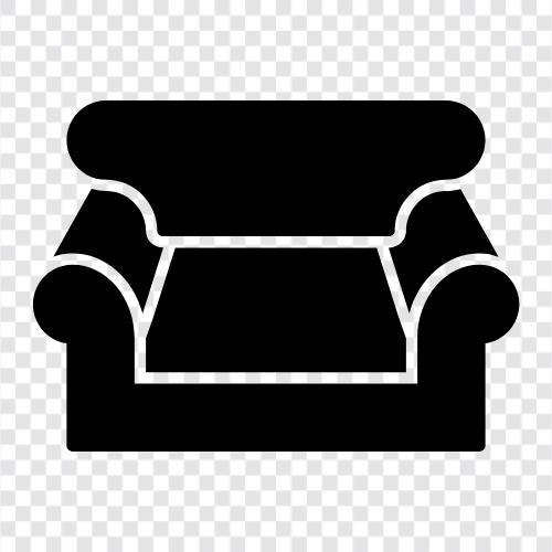 Couch, Sofa Bed, Loveseat, Sofa icon svg