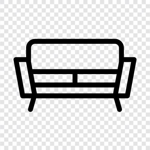 Couch, Bed, Bedroom, Sofa icon svg