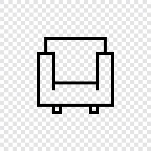 Couch, Schlafsofa, Couchbett, Lovesitz symbol