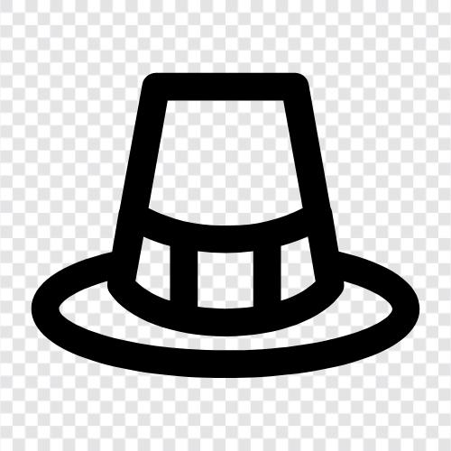 kovboy şapkası, fedora, erkek şapkası, başlık ikon svg