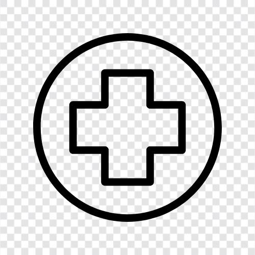 CPR, AED, EMS, first aid kit icon svg