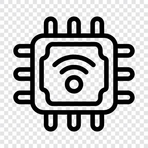 CPU, central processing unit, processors, clock speed icon svg