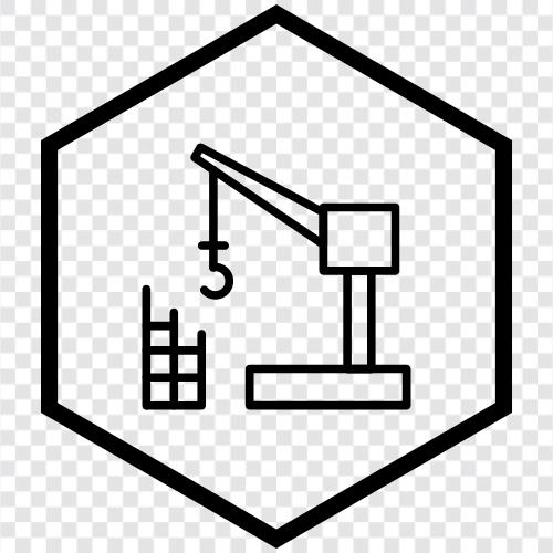 crane, construction, heavy equipment, mobile crane icon svg