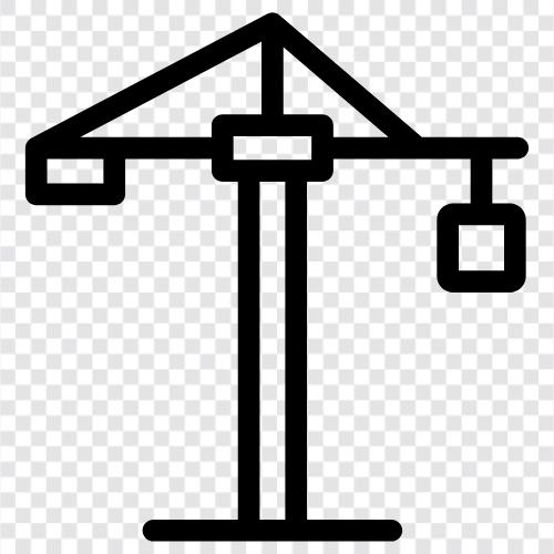 crane, lift, construction, heavy equipment icon svg