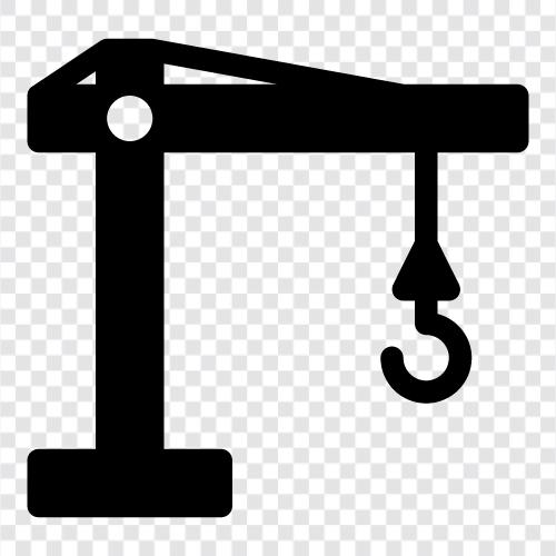 crane, construction, equipment, heavy equipment icon svg