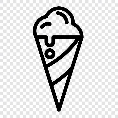 Cream, Ice Cream Sandwich, Sundae, Blizzard icon svg